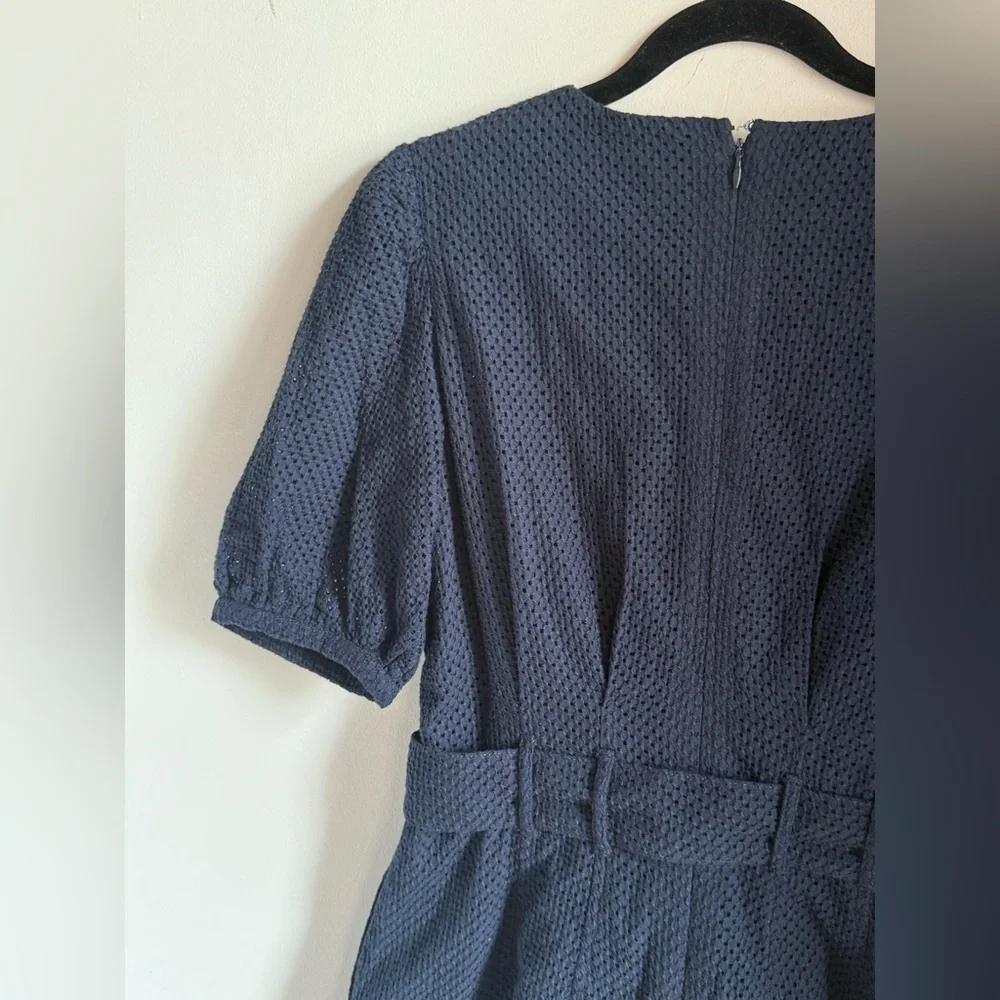 Club Mónaco Navy Blue Belted Romper - Picture 11 of 13